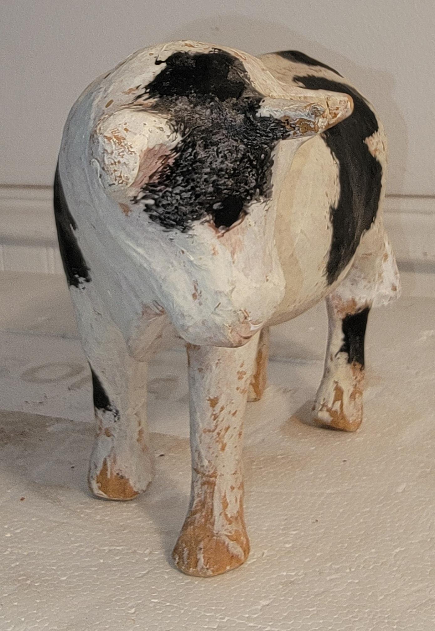 Mucca antica in cartapesta In condizioni buone in vendita a Los Angeles, CA
