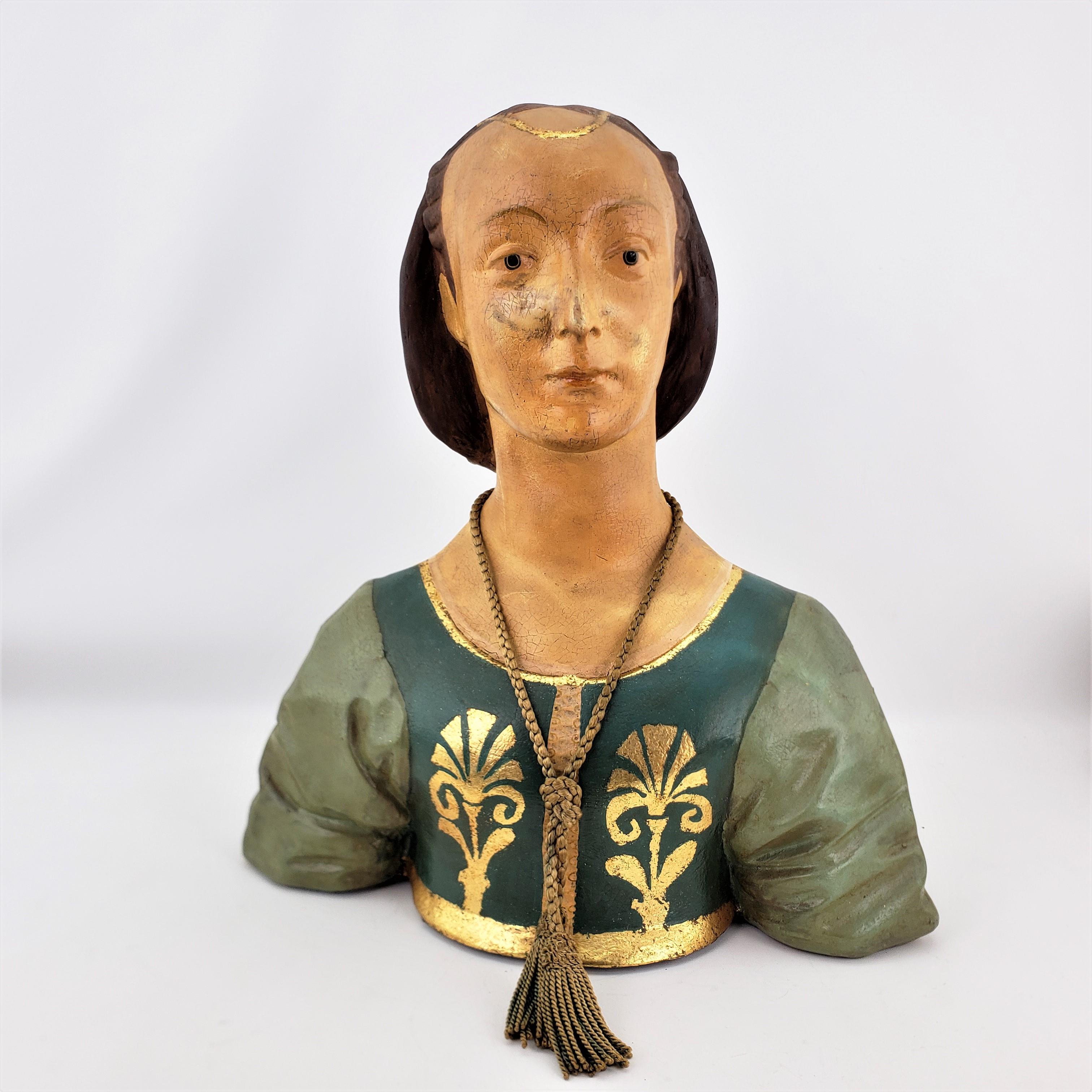papier mache bust