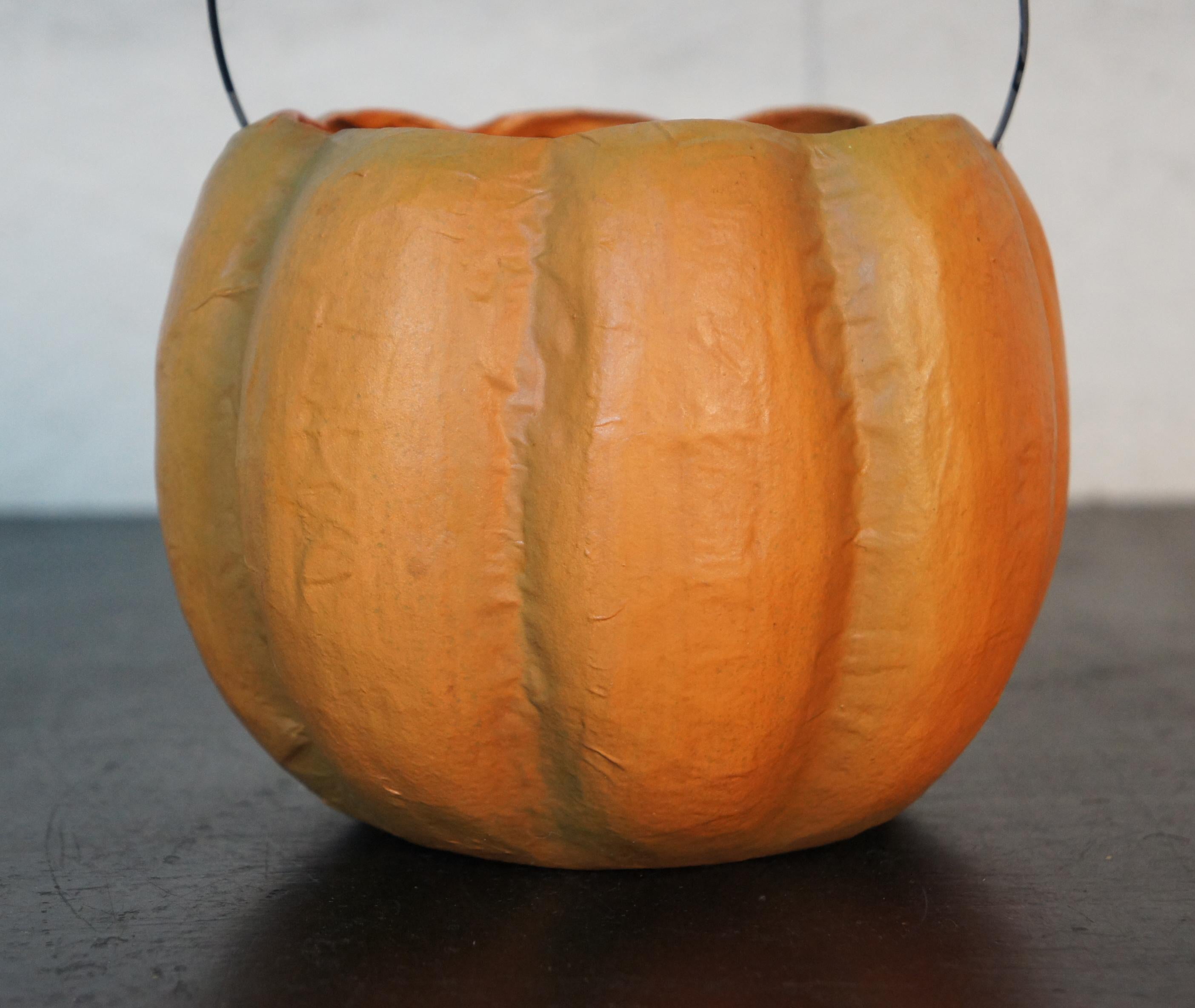 antique paper mache jack o lanterns
