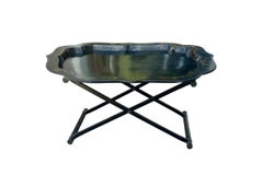 Antique Paper Mache Tray Cocktail Table