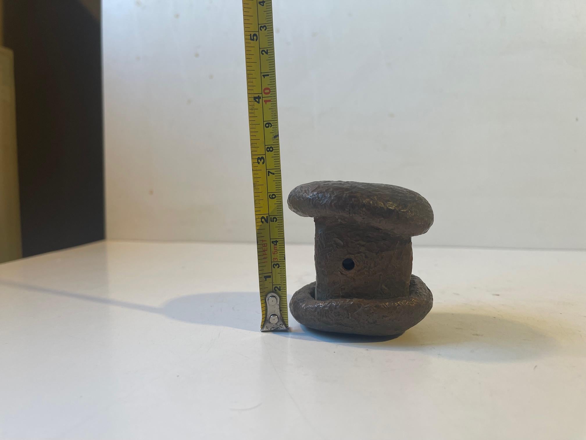 Antique Paperweight Blacksmith's Hammer Head in Copper In Good Condition For Sale In Esbjerg, DK