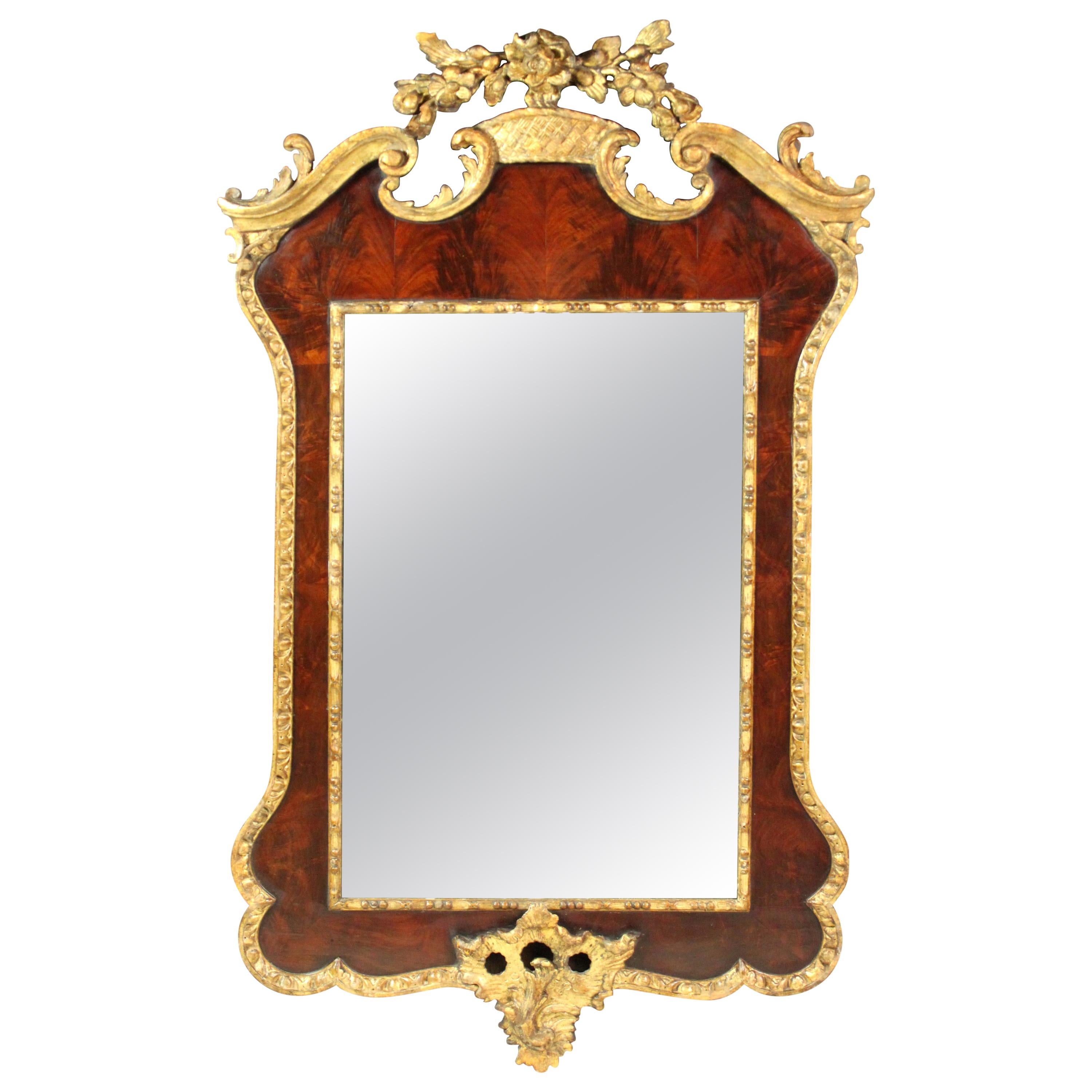 Antique Parcel-Gilt Mirror