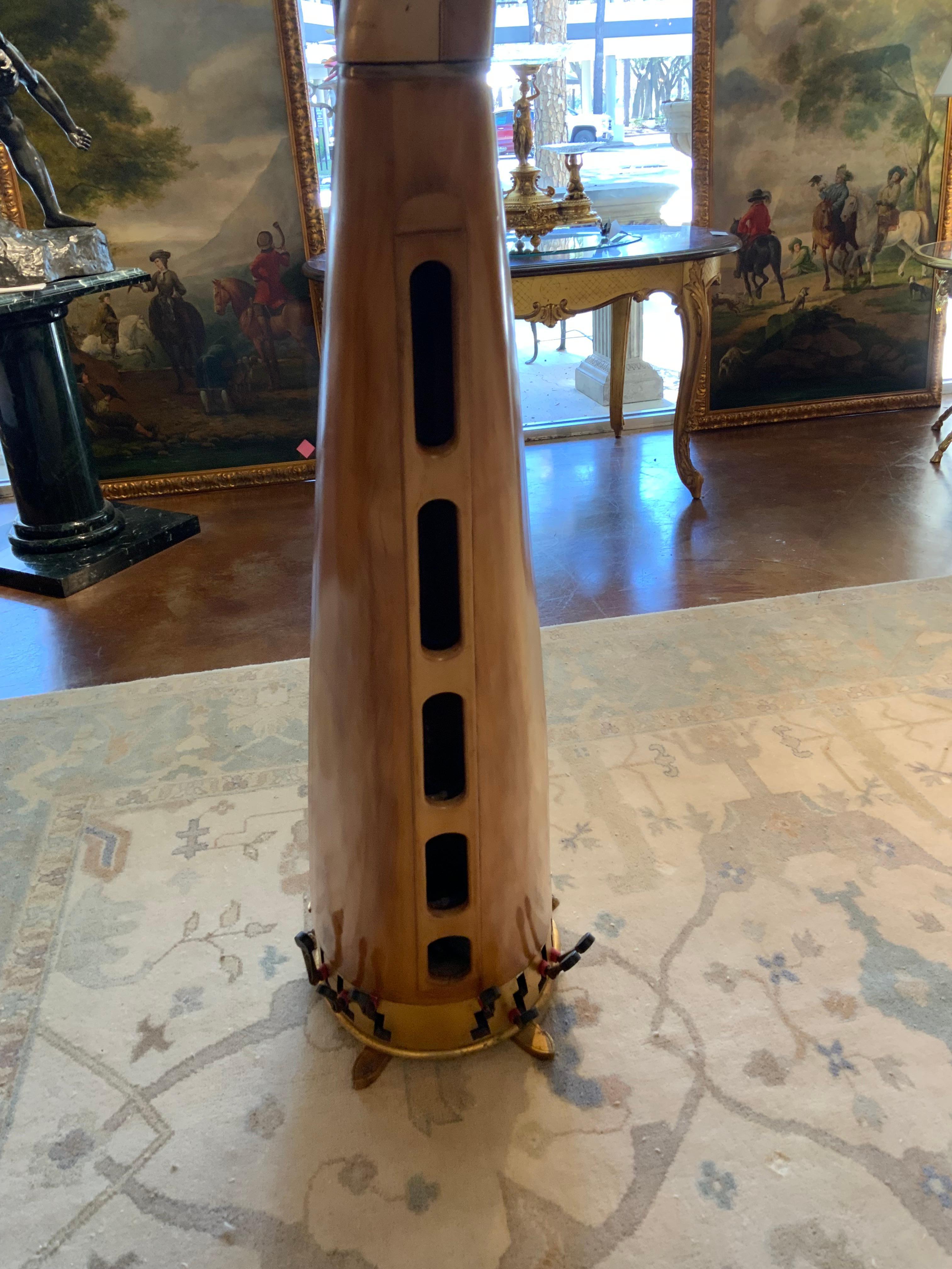 American Antique parcel gilt musical harp by Lyon and Healy