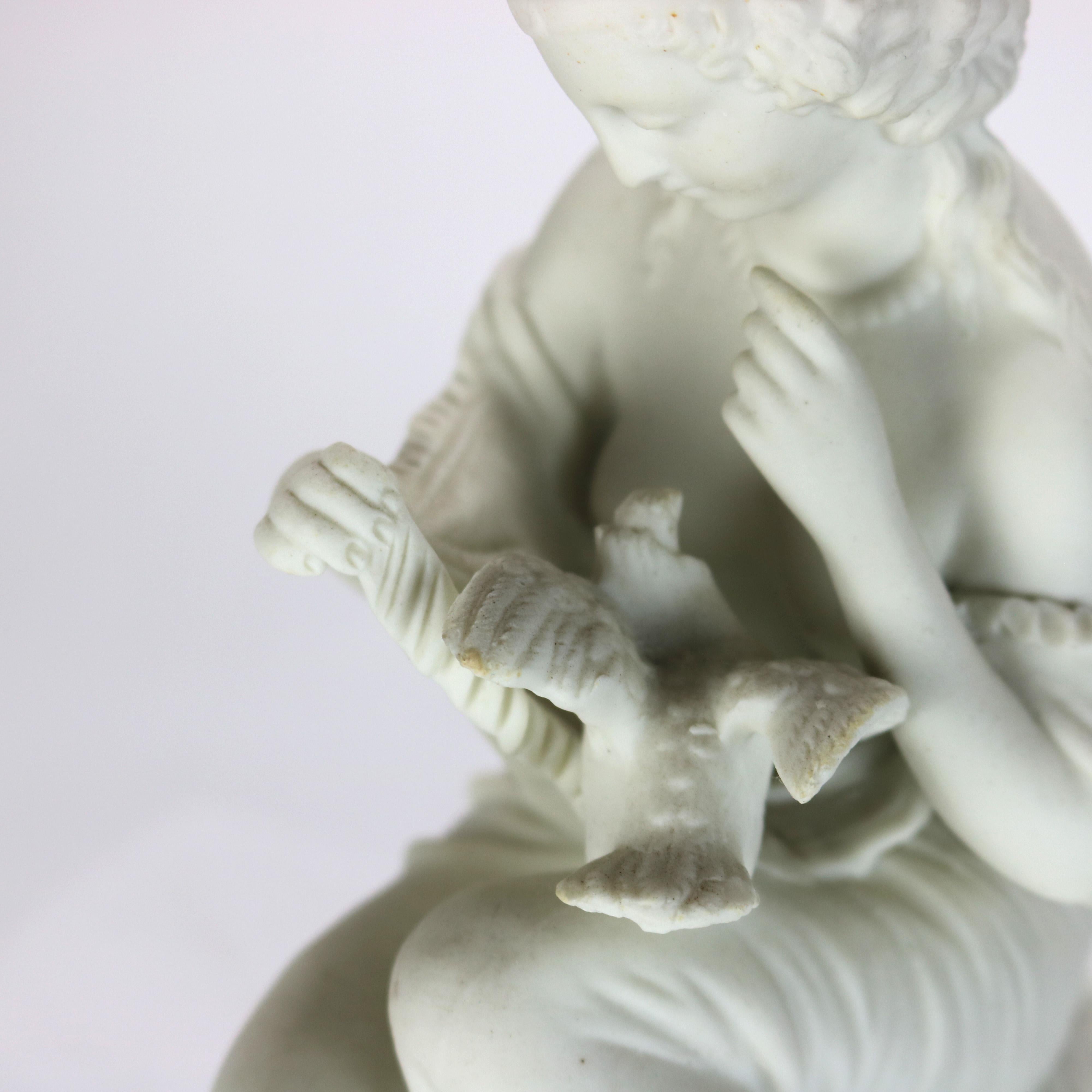 Porcellana Antica figura in porcellana di bisquit classica di Parian Ware C1880 in vendita