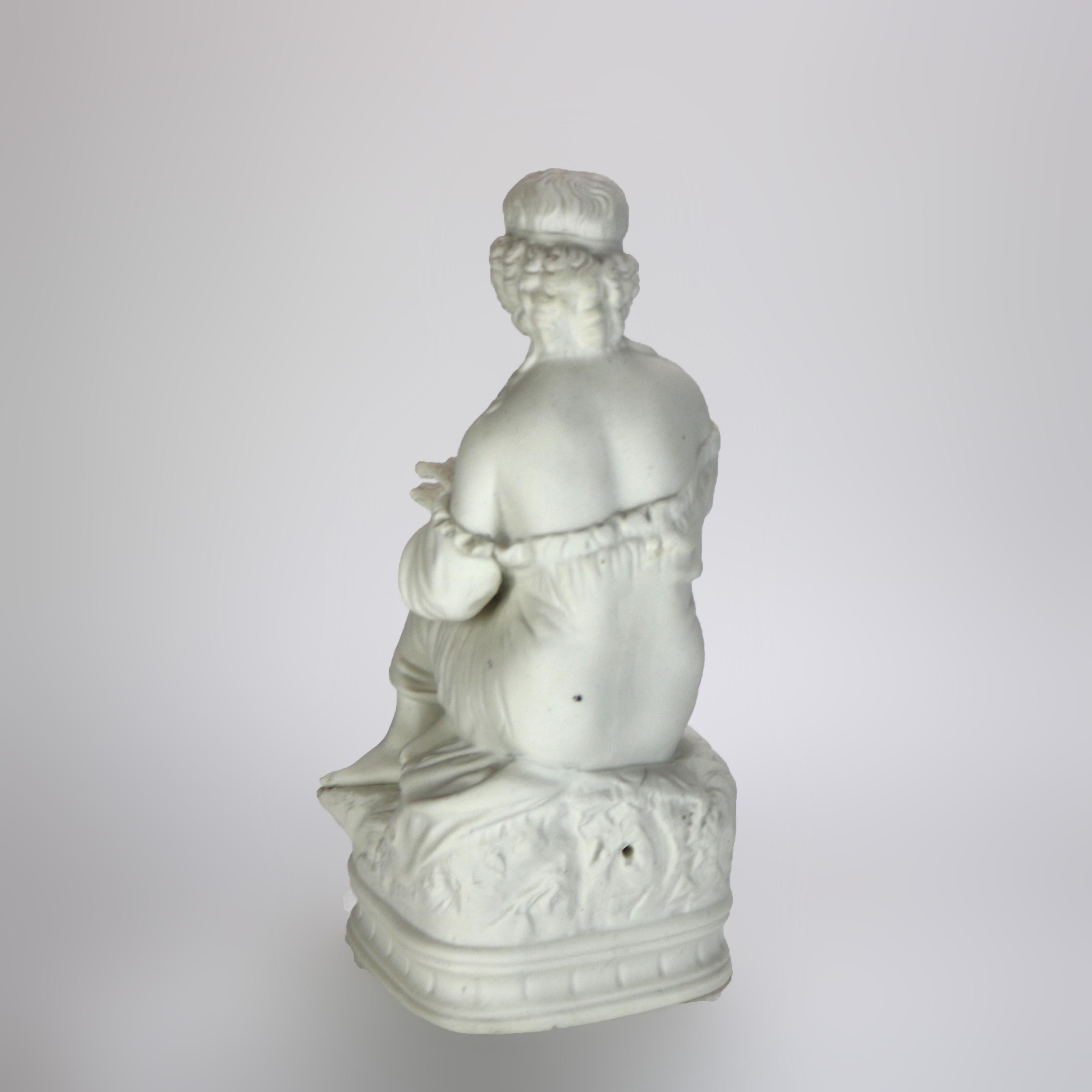 Antica figura in porcellana di bisquit classica di Parian Ware C1880 in vendita 2
