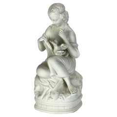 Antique Parian Ware Classical Bisque Porcelain Figure C1880