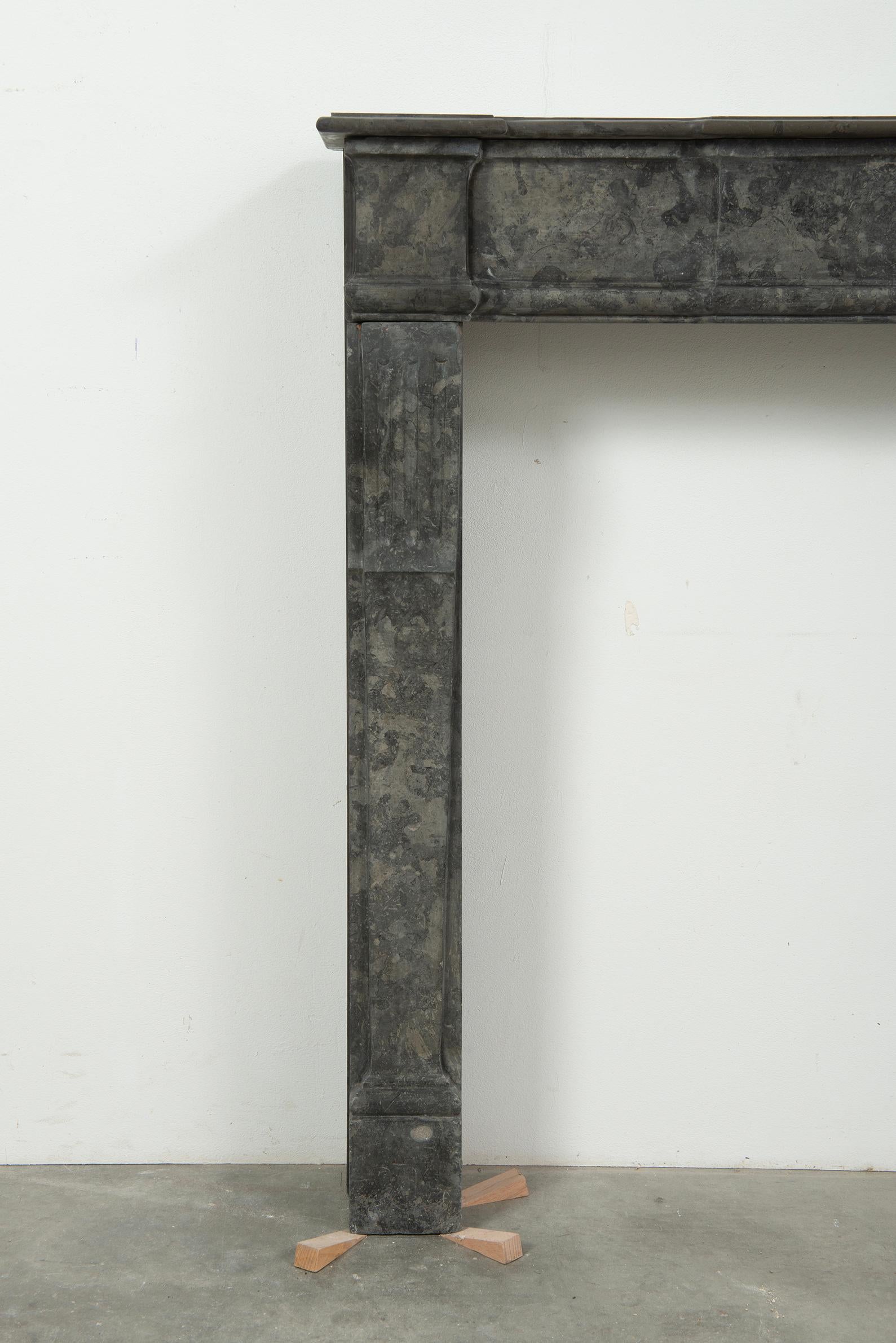 Antique Parisian Louis XVI Fireplace Mantel For Sale 4