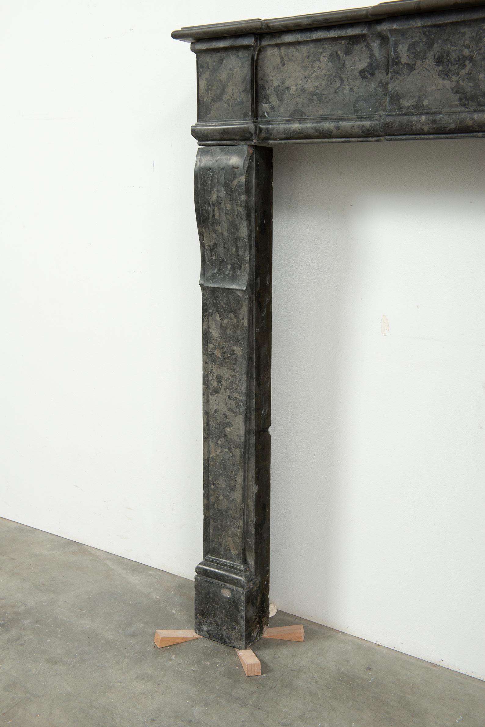 Antique Parisian Louis XVI Fireplace Mantel For Sale 5