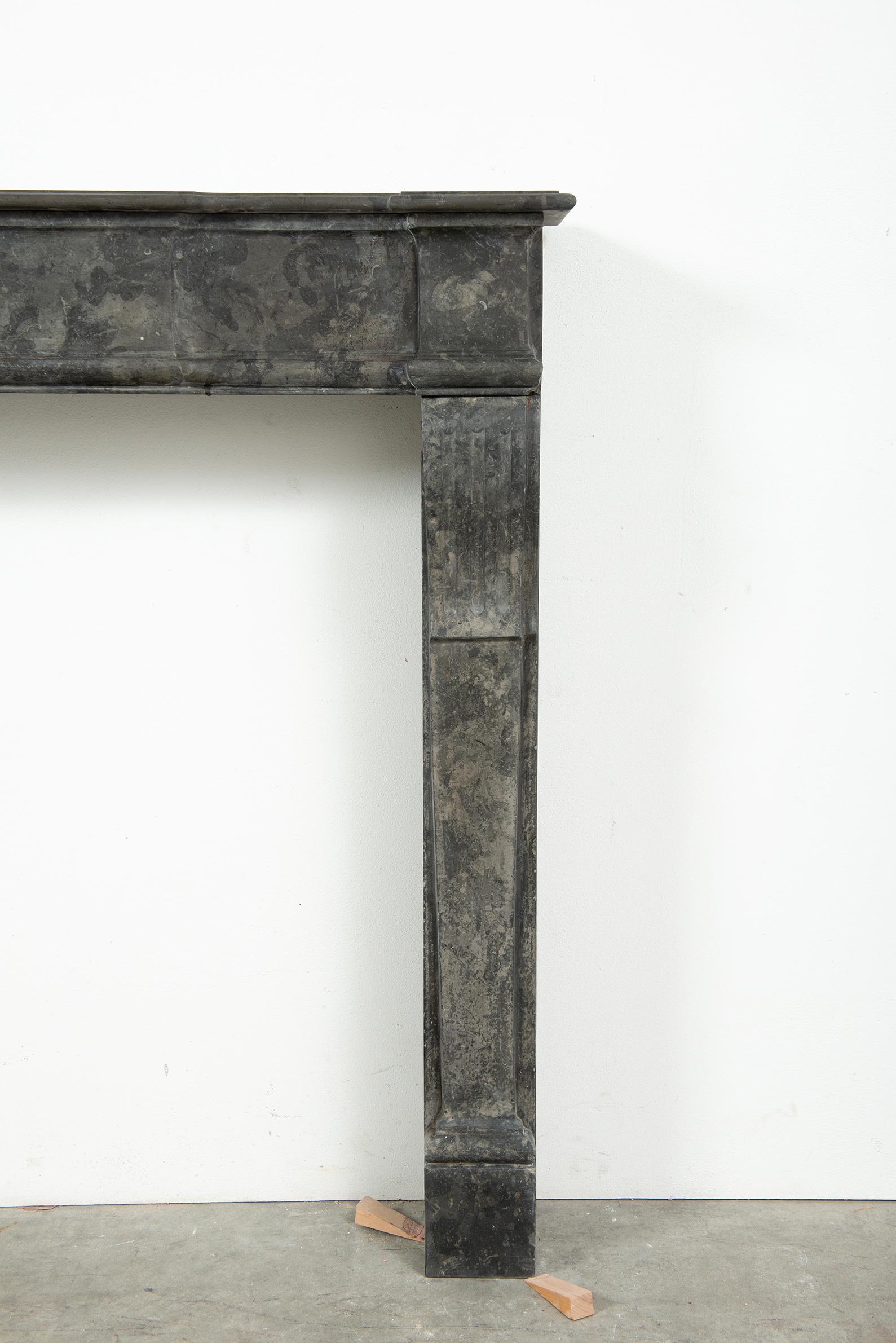 Antique Parisian Louis XVI Fireplace Mantel For Sale 9