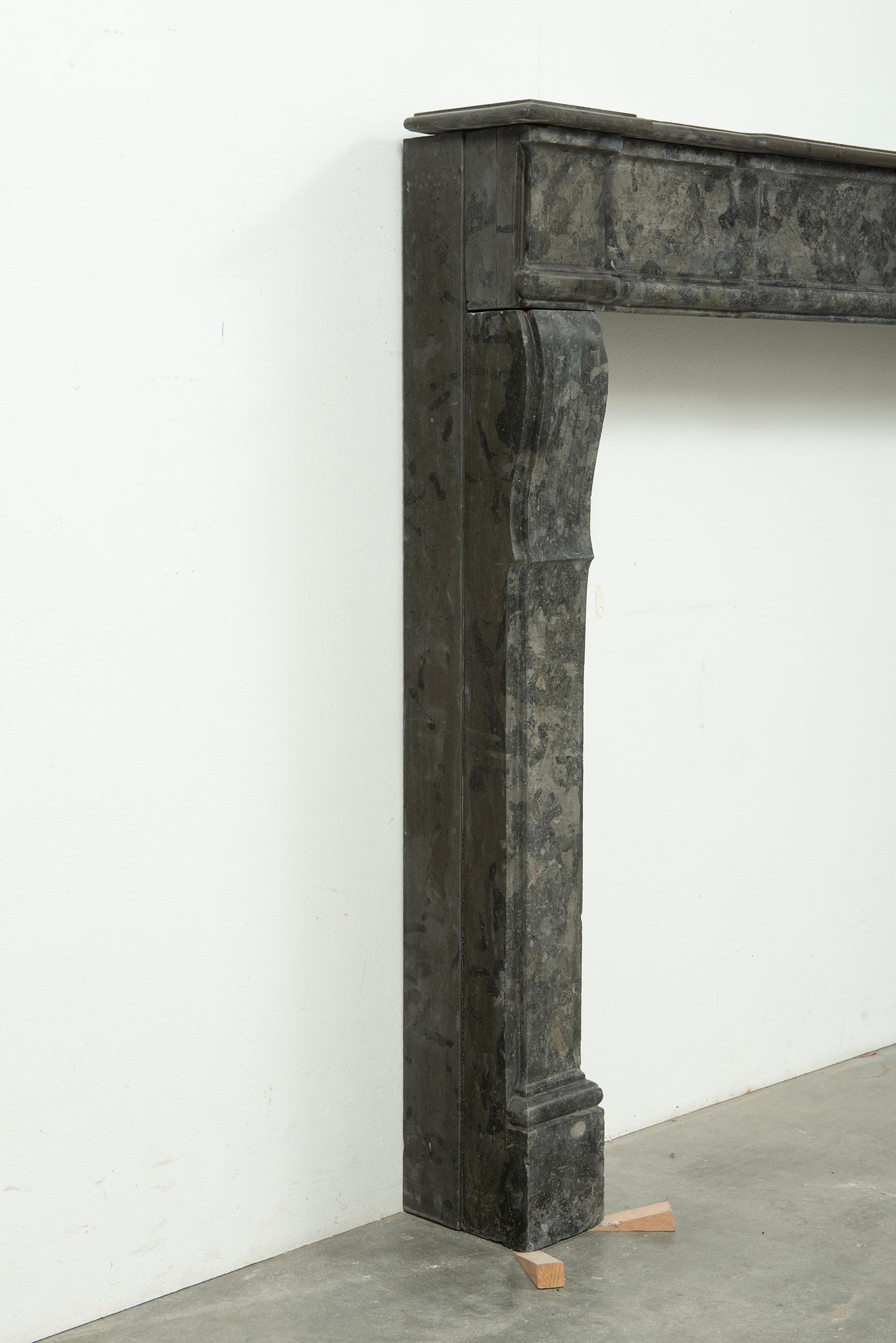 Antique Parisian Louis XVI Fireplace Mantel For Sale 2
