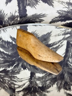 Antique Parisian Wooden Shoe Mold,  France, c. 1930's
