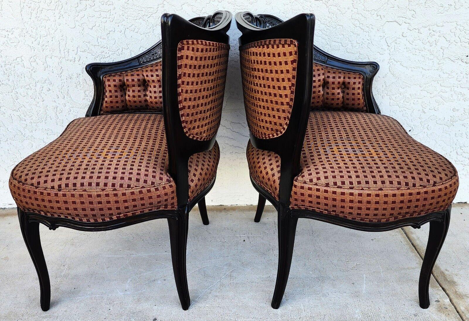 Antique Parlor Chairs Art Nouveau Pair For Sale 1