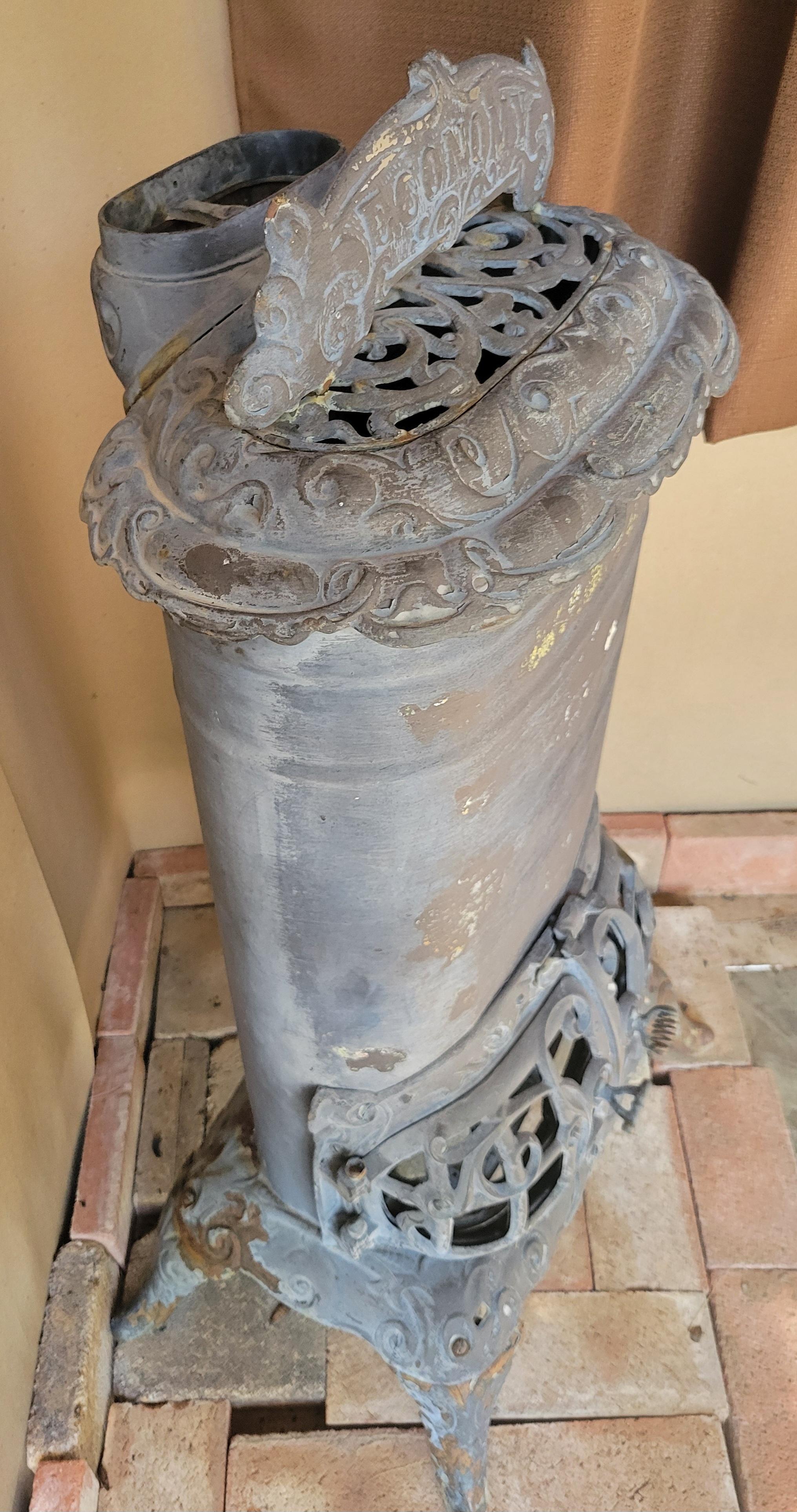 antique heater stove