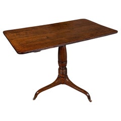 Antique Parlour Drinking Table, Scottish Oak, Tilt Top, Country House, Victorian