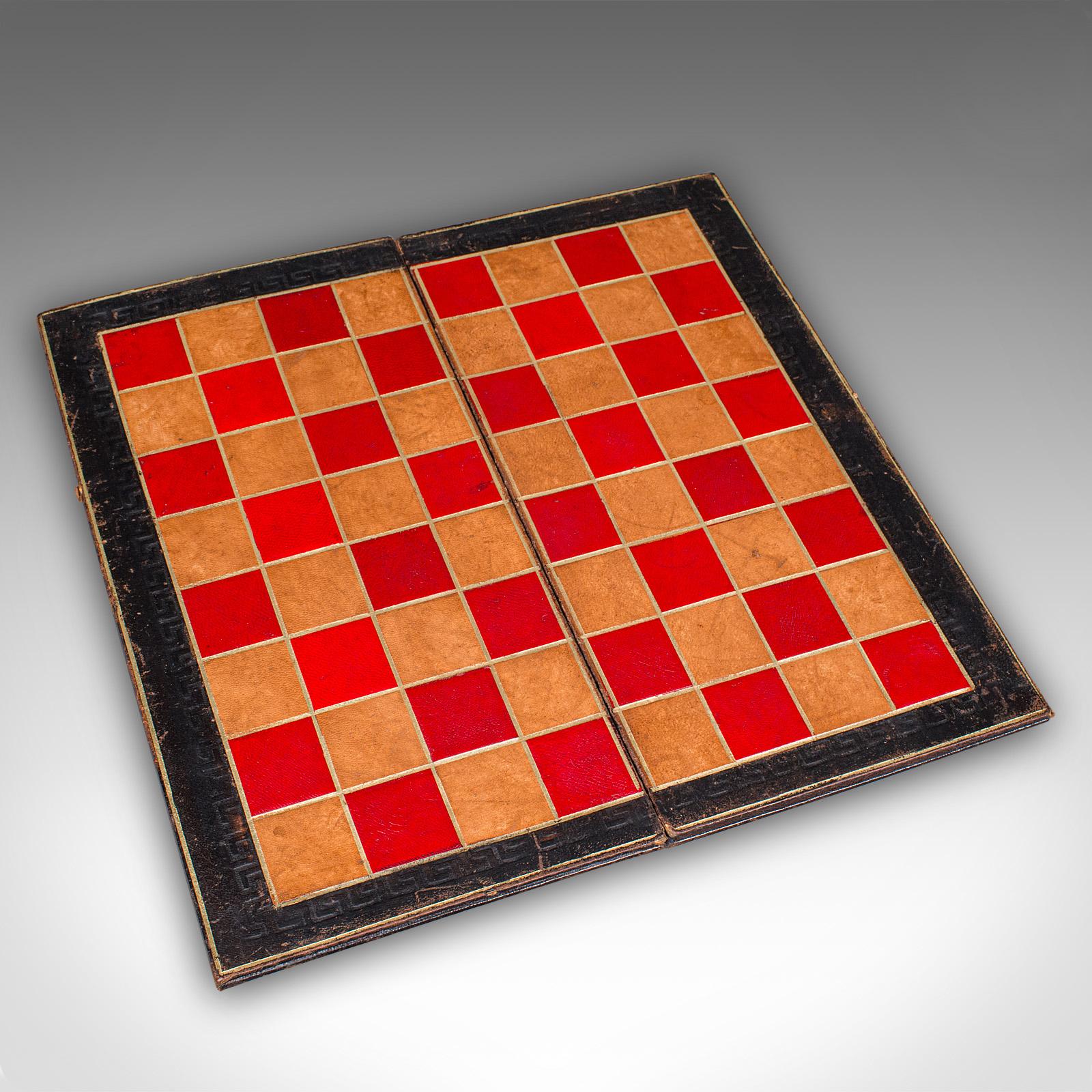 Antique Parlour Games Compendium, English, Gaming Box, Chess, Cards, Victorian For Sale 2