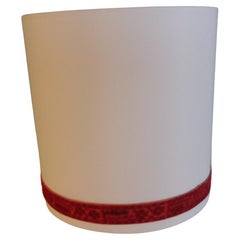 Used Passementerie, Decorative Trim Red Cut Velvet