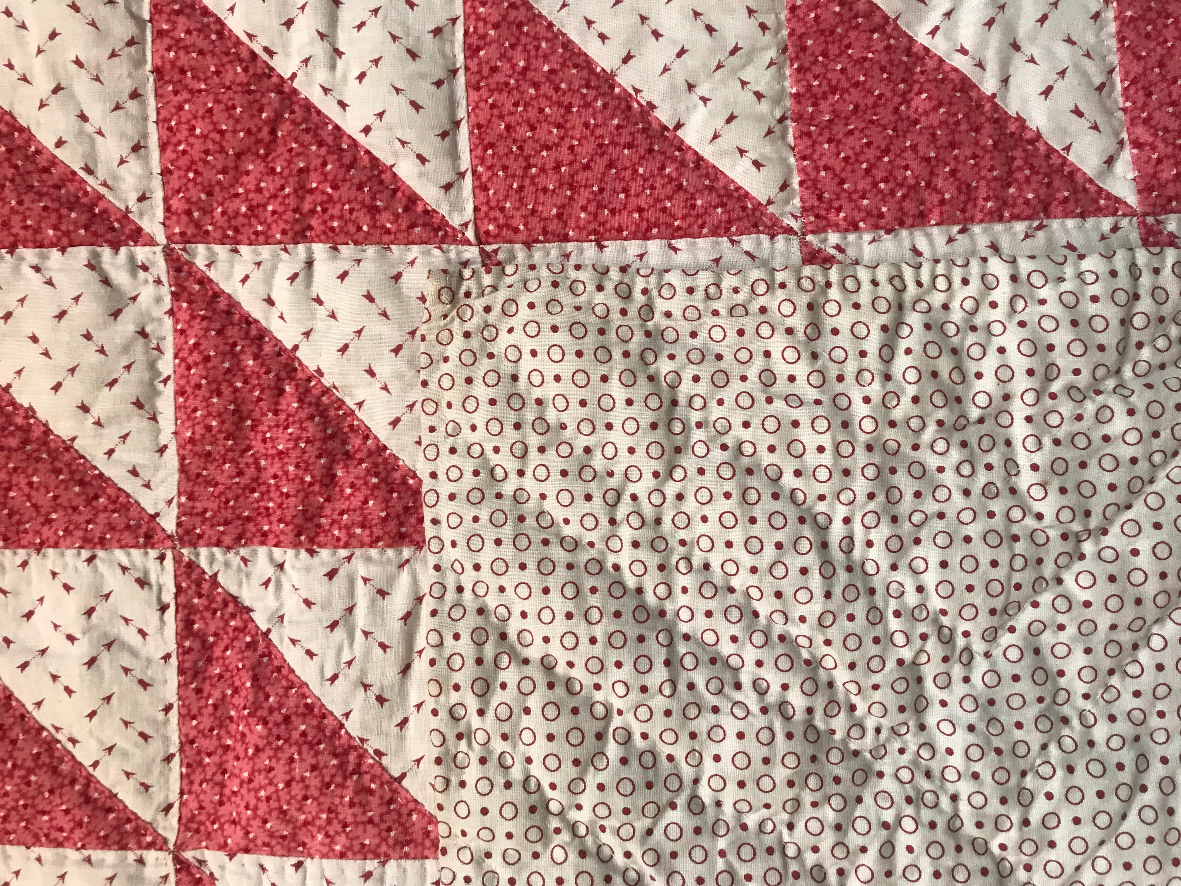 Cotton Antique Patchwork Quilt 