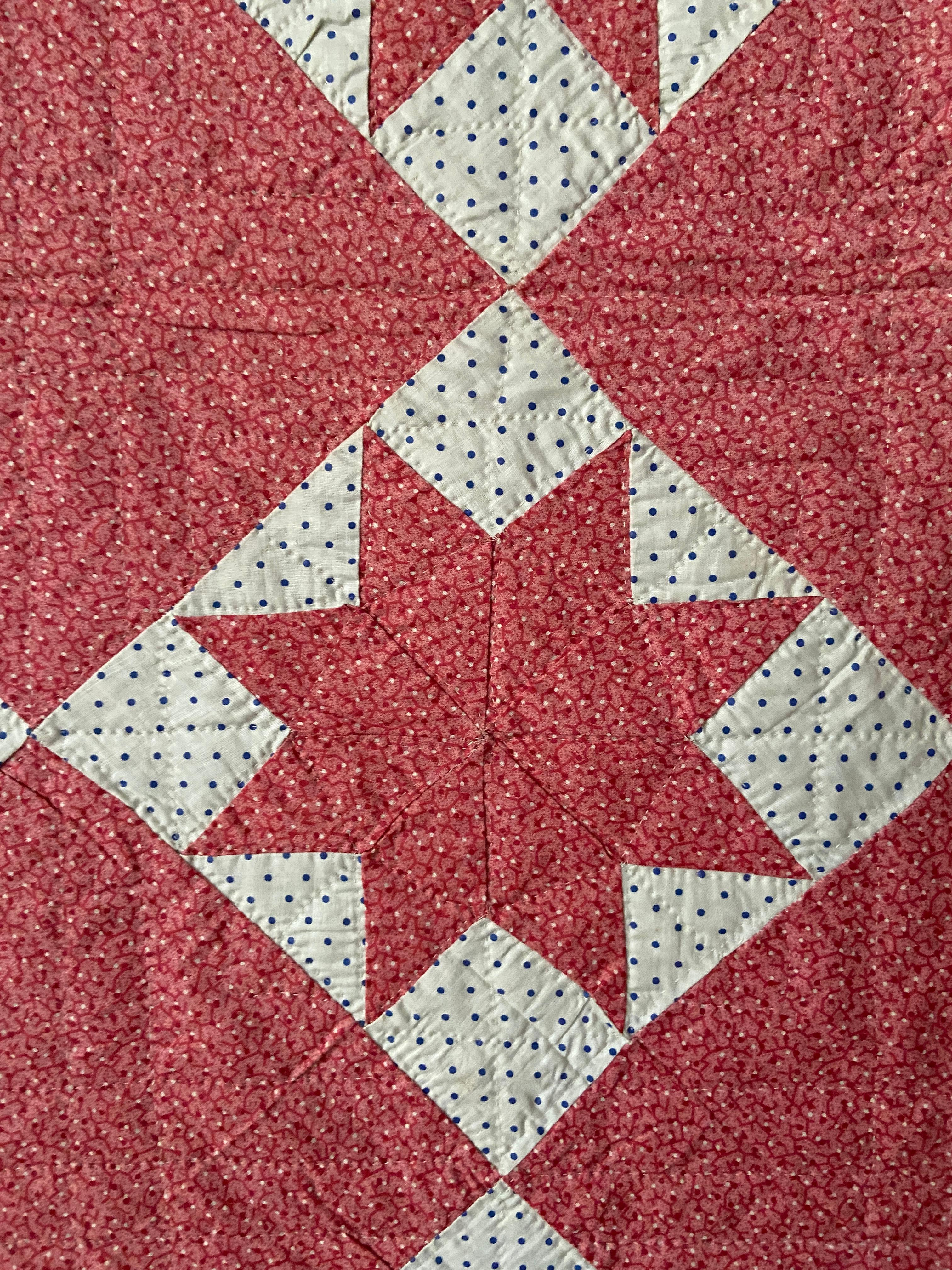 American Antique Patchwork Quilt 