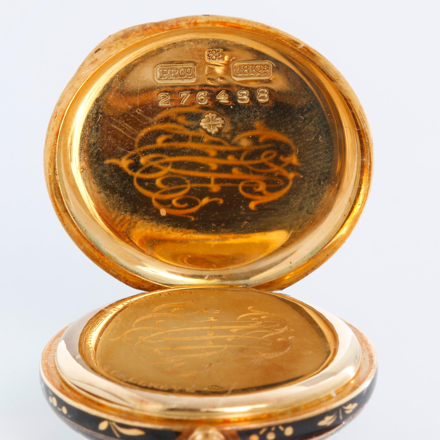 Antike Patek Philippe Taschenuhr mit offenem Zifferblattanhänger, antik 2