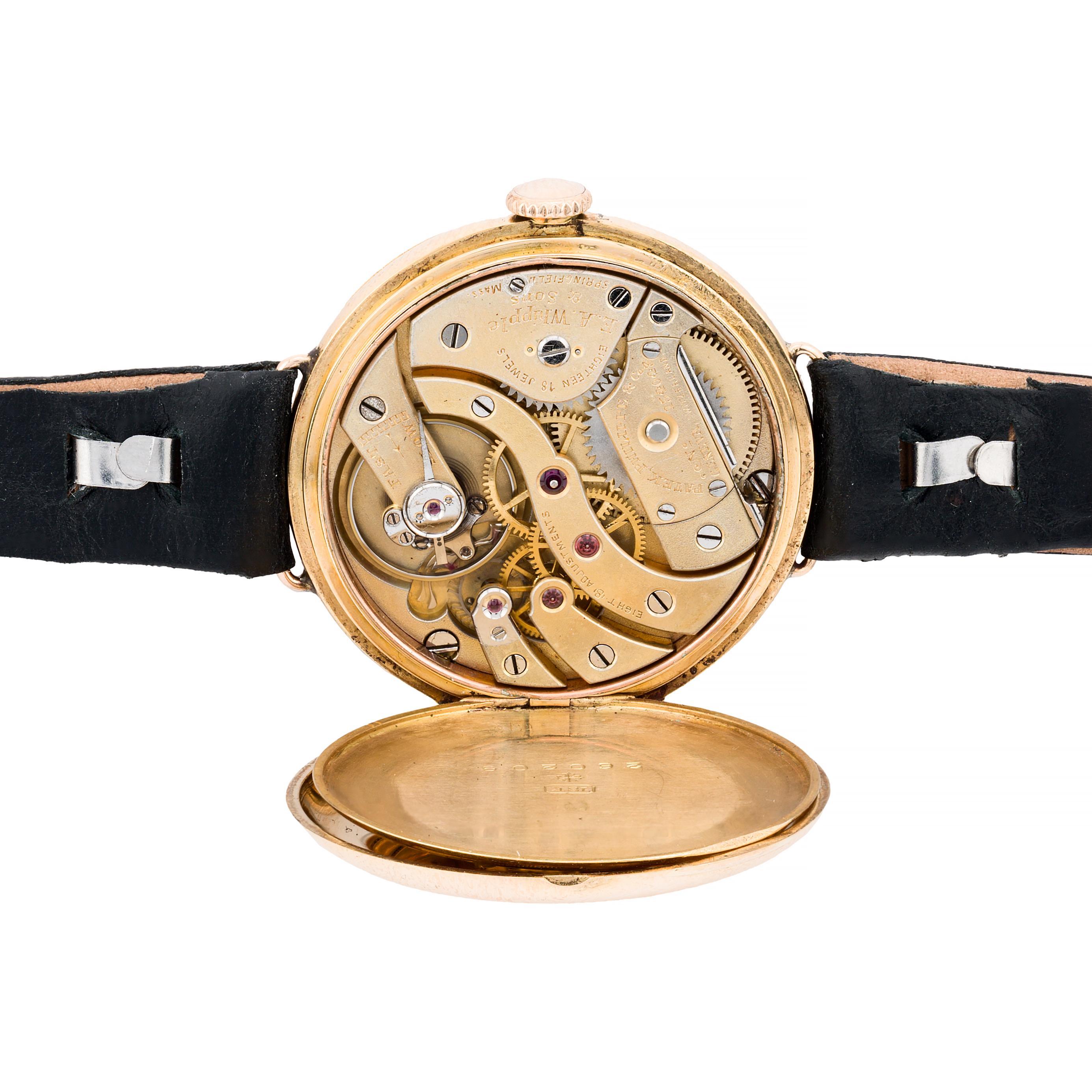 Antique Patek Philippe Wrist Watch Circa 1911 in 18 Karat Yellow Gold 5