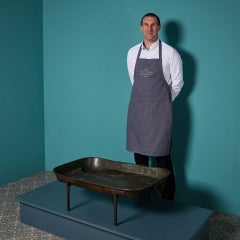 Ancien plateau en cuivre patiné du 19ème siècle