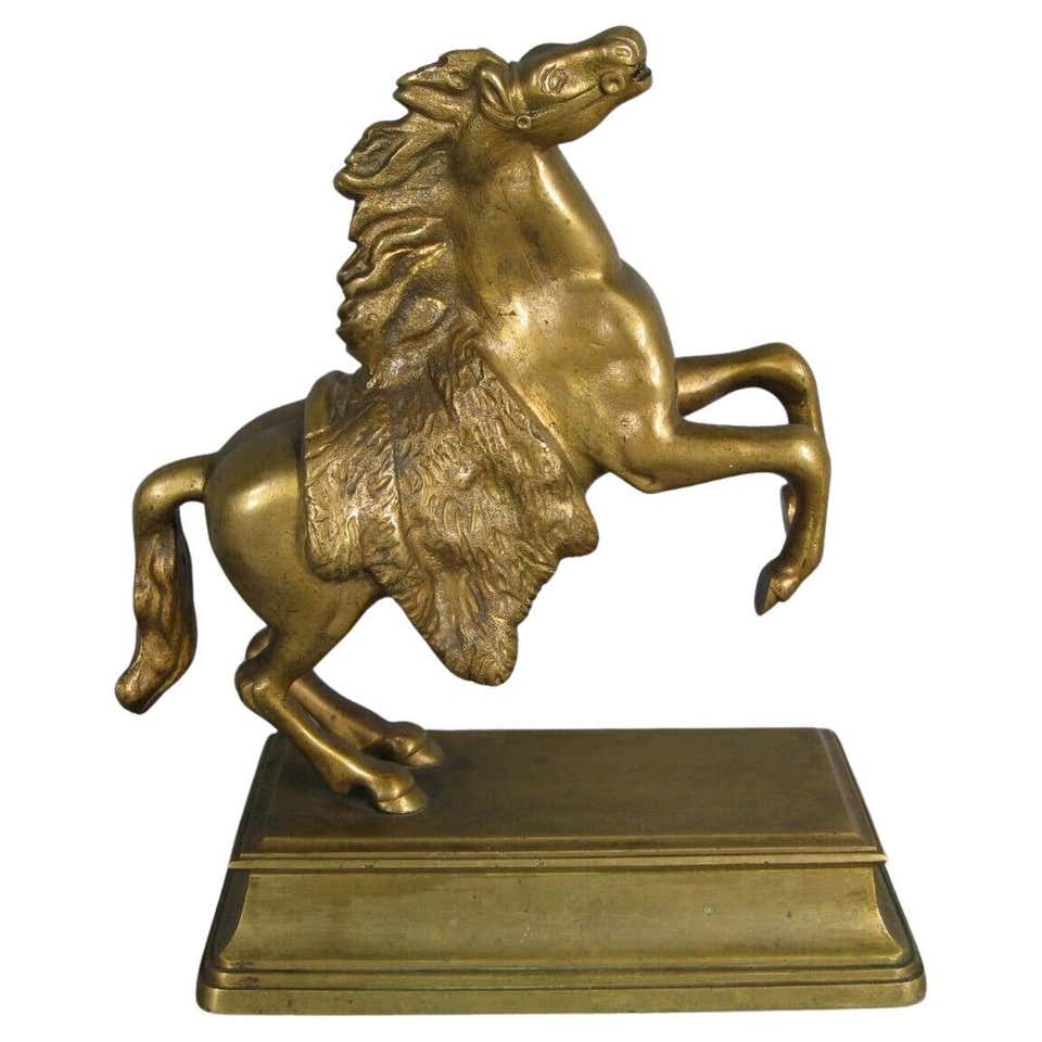 Antique Bronze Catchall by Max Le Verrier, Art Deco, Horse and Palm ...