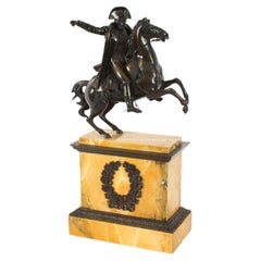 Antique Patinated Bronze Statue of Napoleon Bonaparte C1870 19th Century