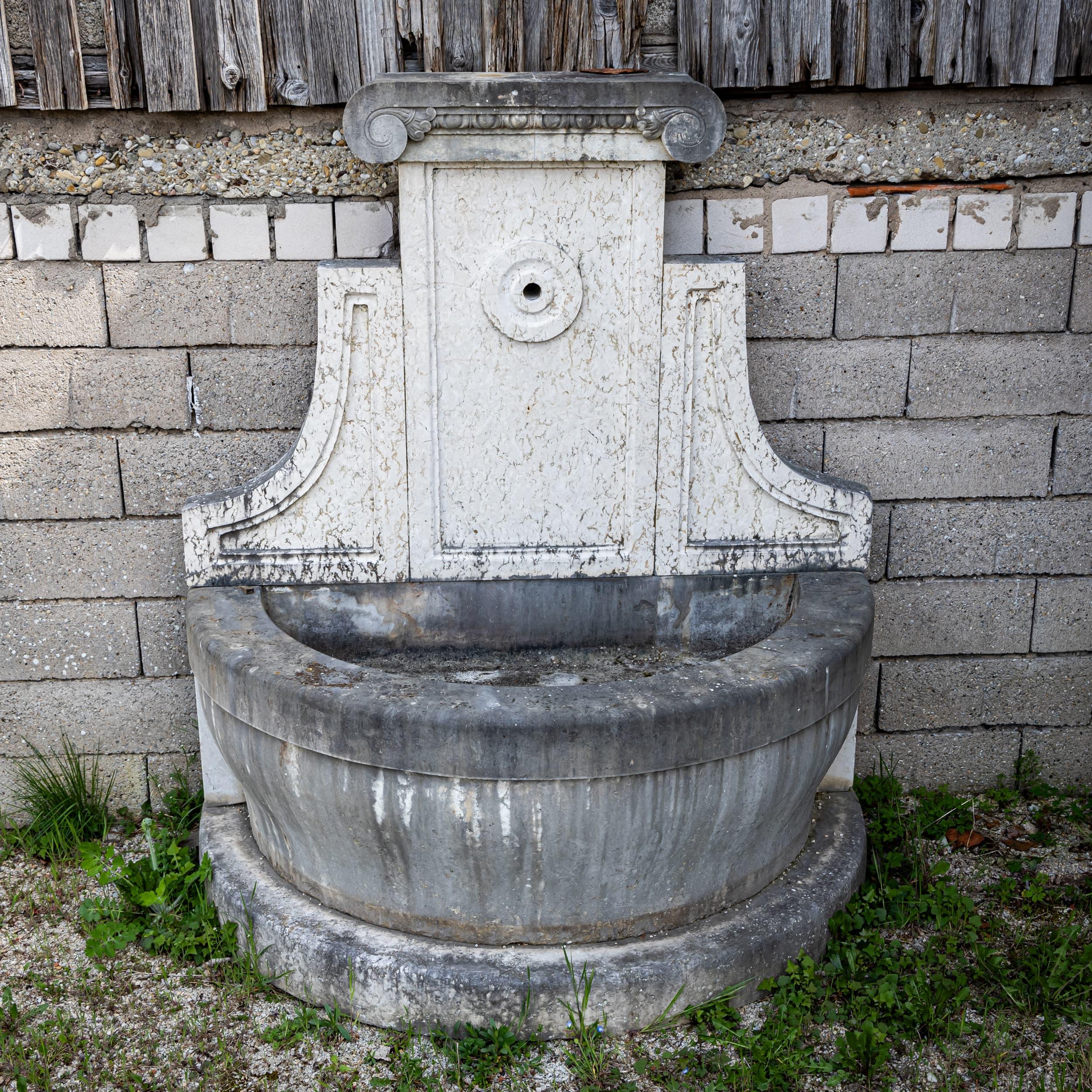 Unknown Antique-patinated Wall fountain, 21st Century For Sale