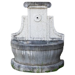 Antique-patinated Wall fountain, 21st Century