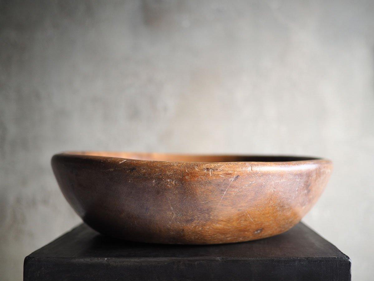 Mid-Century Modern Antique Patinated Wooden Bowl, 19th Century