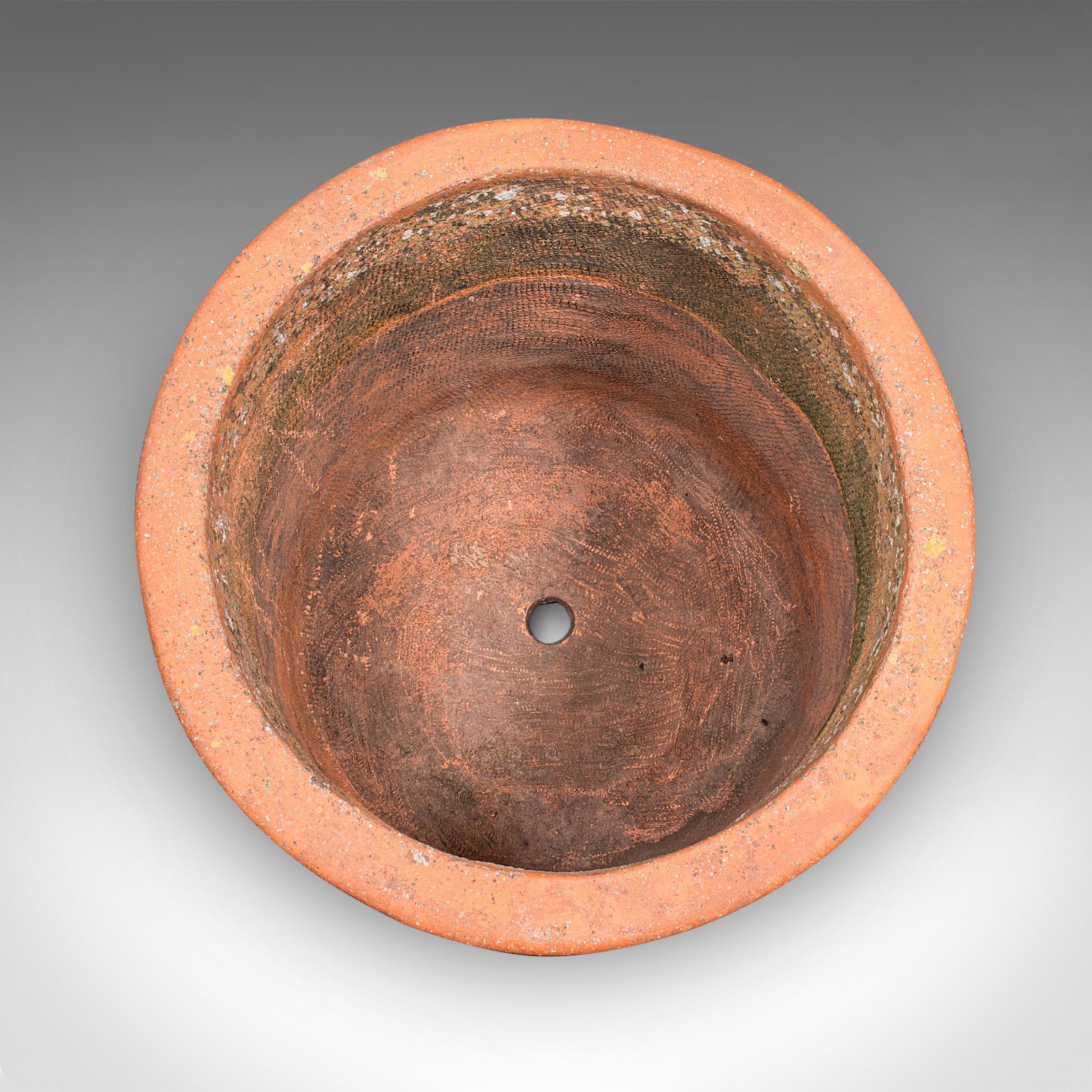 Antique Patio Jardinière, English, Terracotta, Veranda Planter Pot, Edwardian For Sale 1