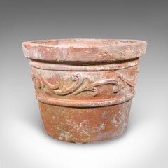 Antique Patio Planter, English, Terracotta Ornamental Tree Jardiniere, Victorian