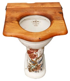 Antique Patterned Oeneas Toilet Pan