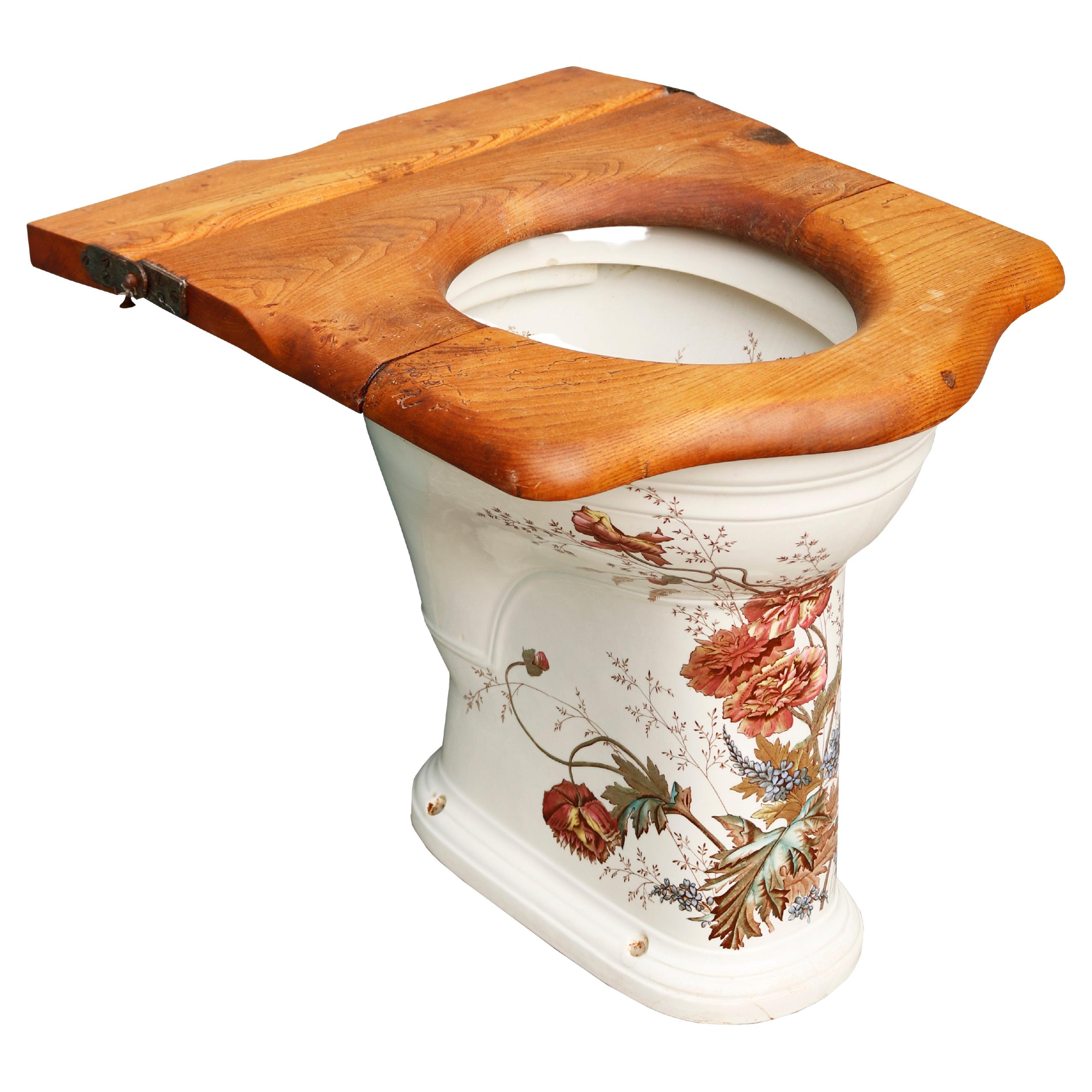 Antique Patterned Oeneas Toilet Pan