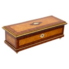 Antique Paul Sormani Signed Parisian Napoleon III Period Glove Box