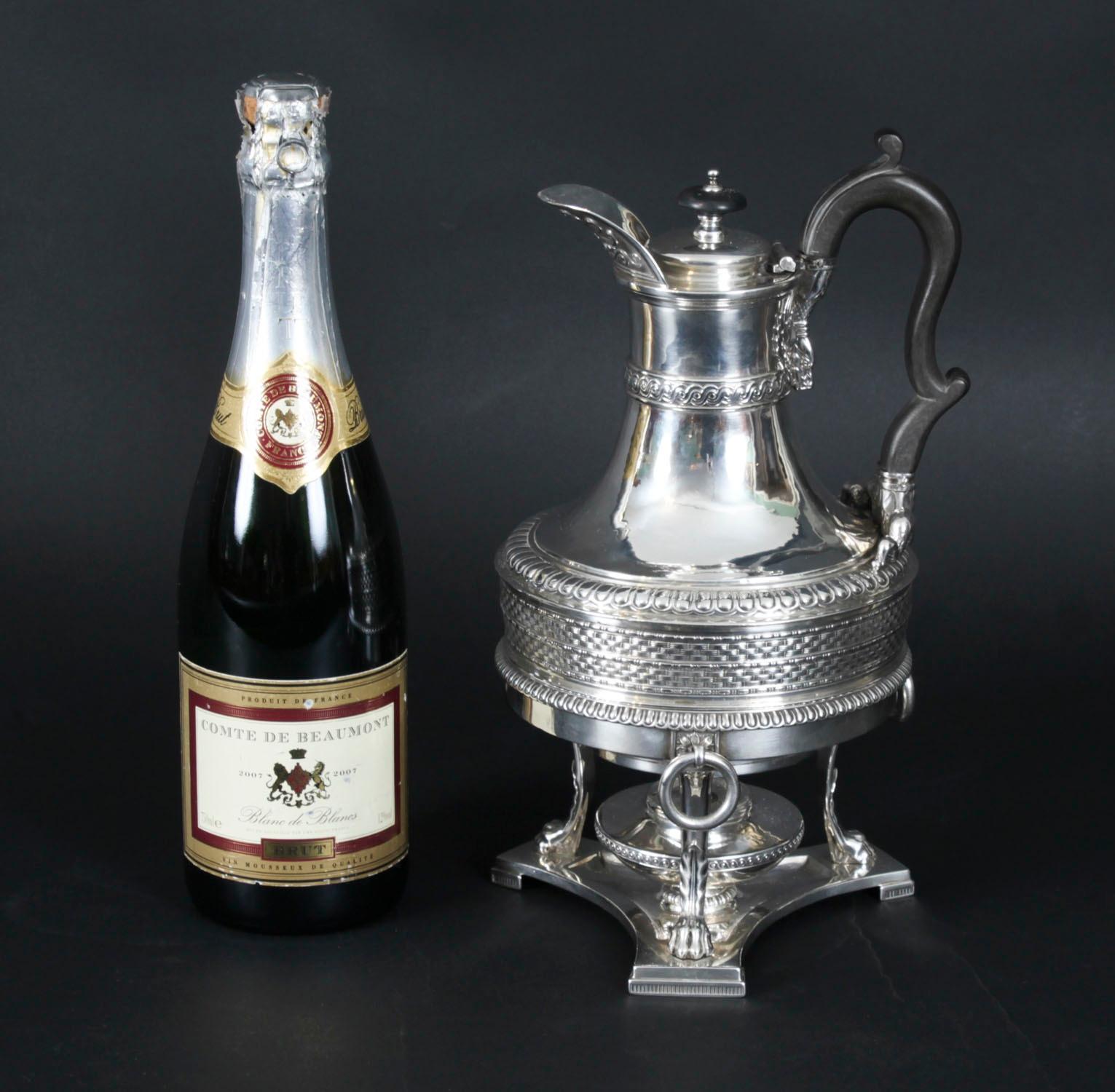 Antike Paul Storr Sterling Silber Kaffee Biggin auf Stand 1809 19. Jahrhundert im Angebot 13