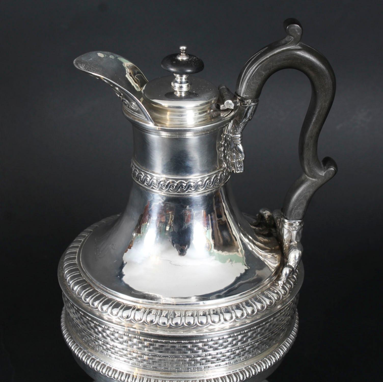 Antike Paul Storr Sterling Silber Kaffee Biggin auf Stand 1809 19. Jahrhundert (George III.) im Angebot