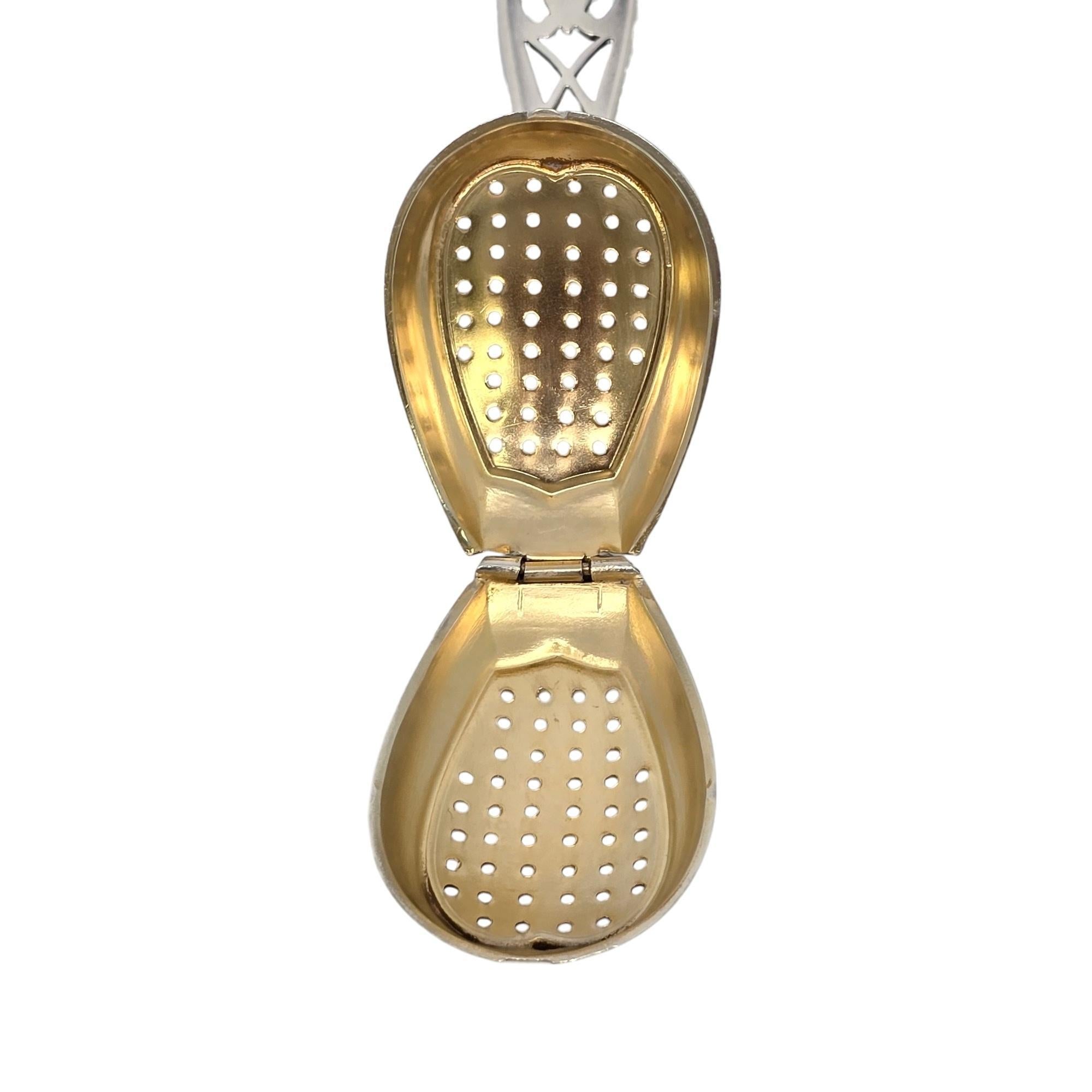 Antique Paye & Baker Manufacturing Co Sterling Silver Tea Strainer Spoon #21293 For Sale 3