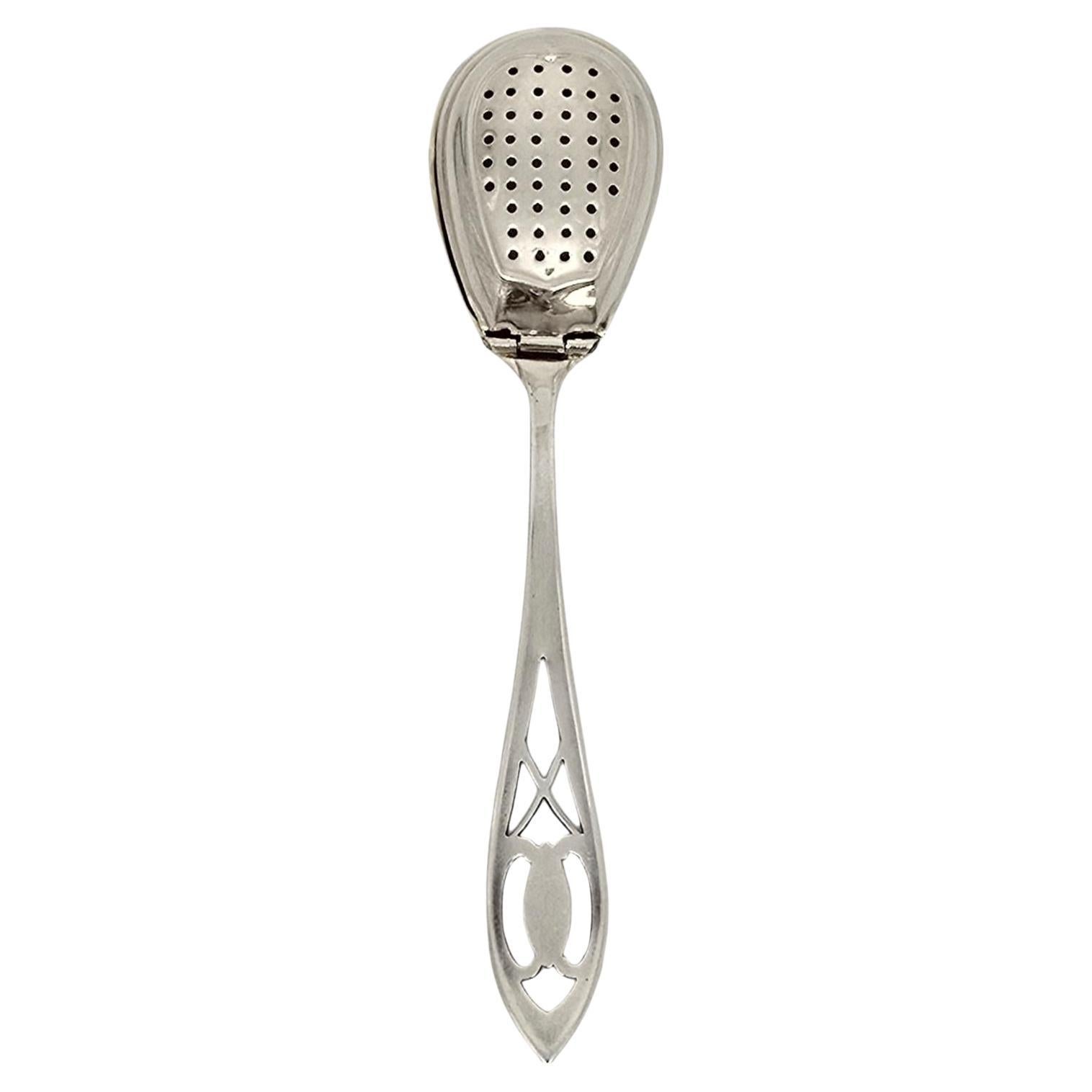 Antique Paye & Baker Manufacturing Co Sterling Silver Tea Strainer Spoon #21293