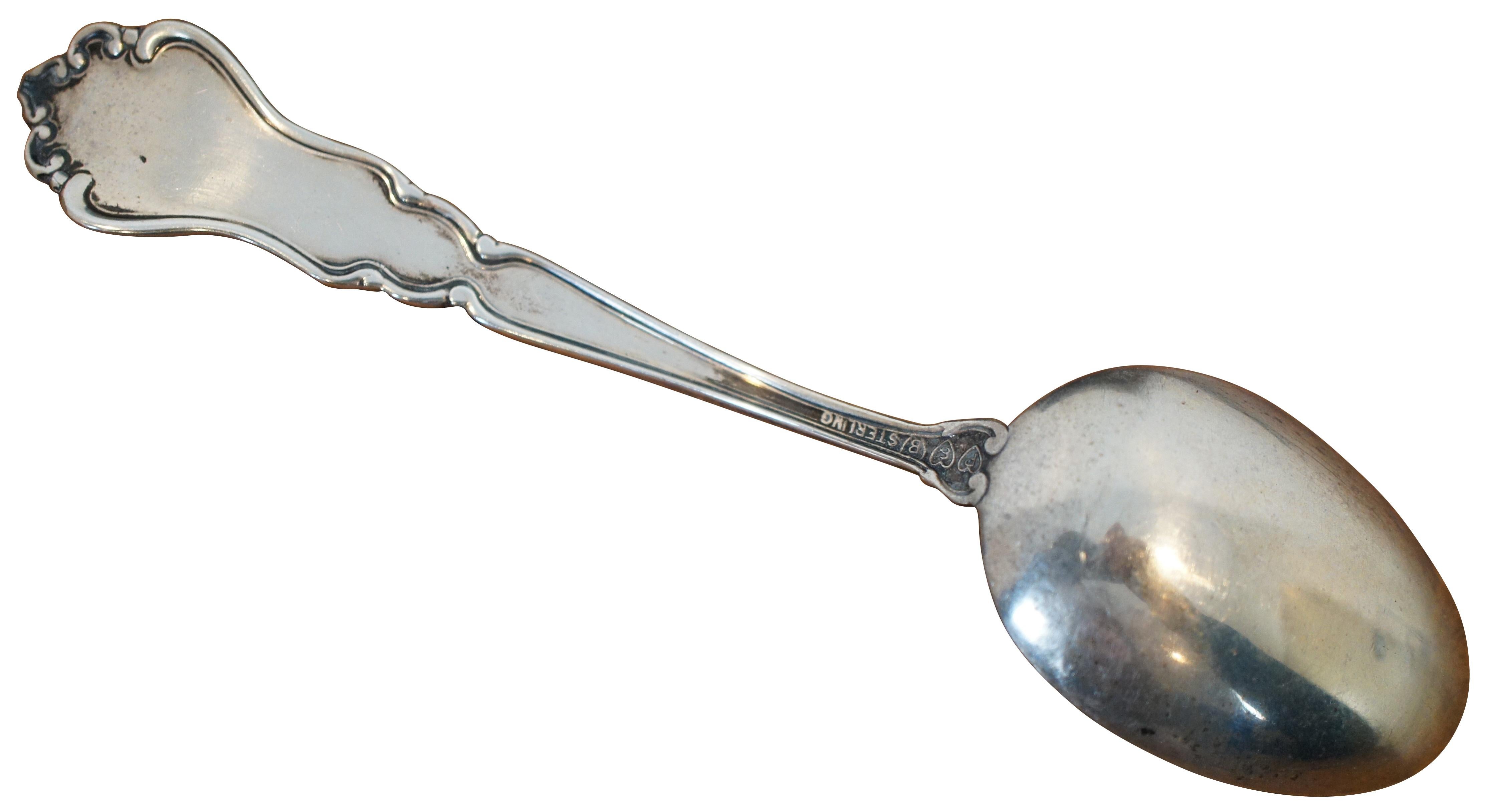 p&b sterling silver spoon