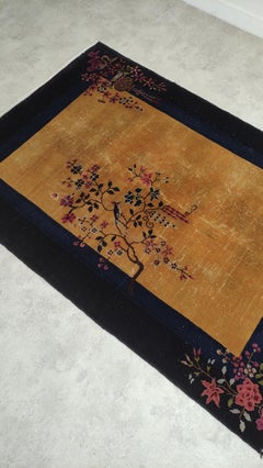 Antique Pechino Walter Nichols style rug