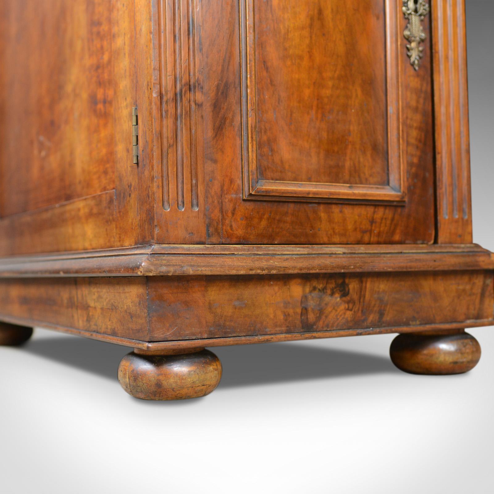 Antique Pedestal Desk, French, 19th Century, Walnut, Leather Top, circa 1880 8