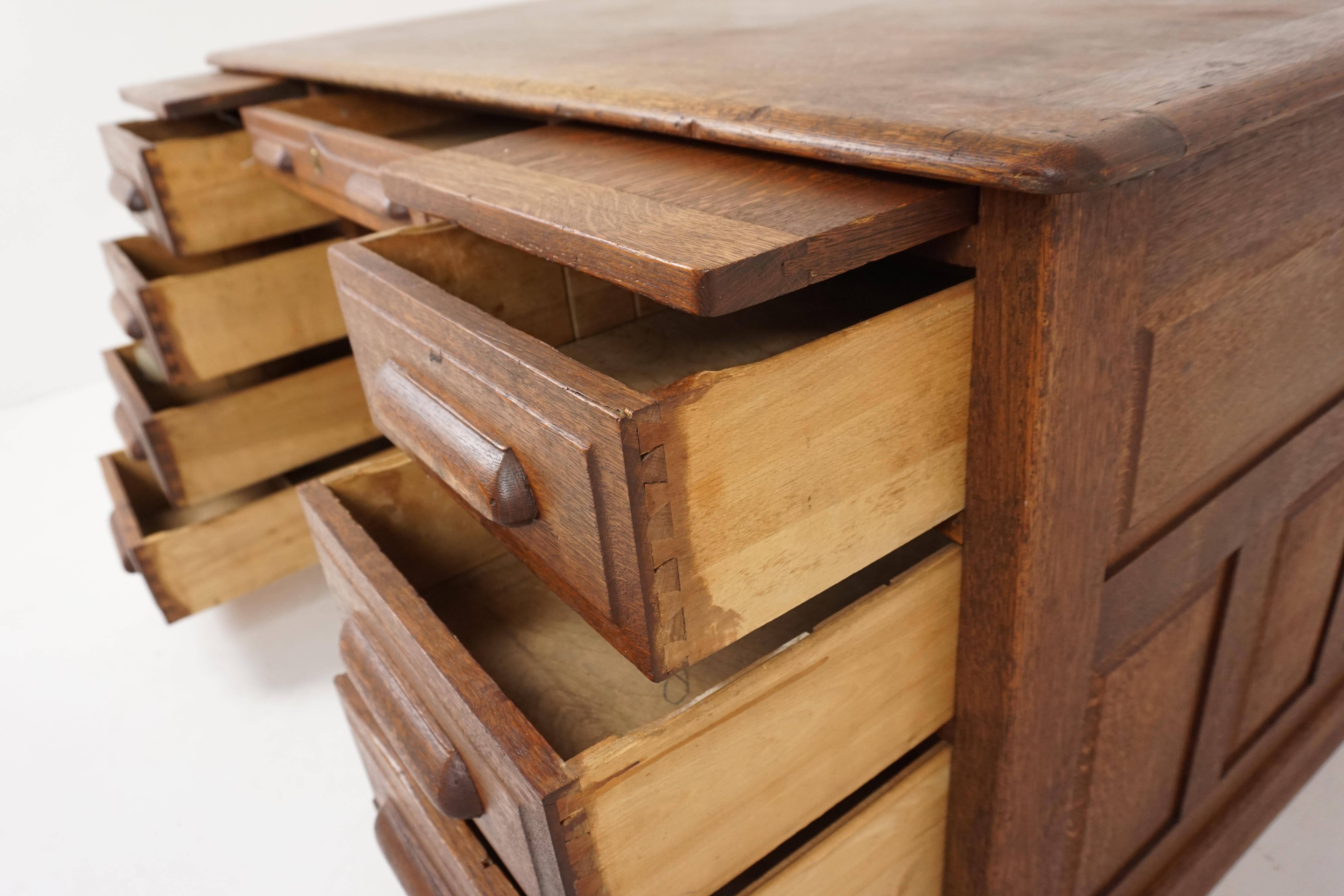 antique tiger oak desk