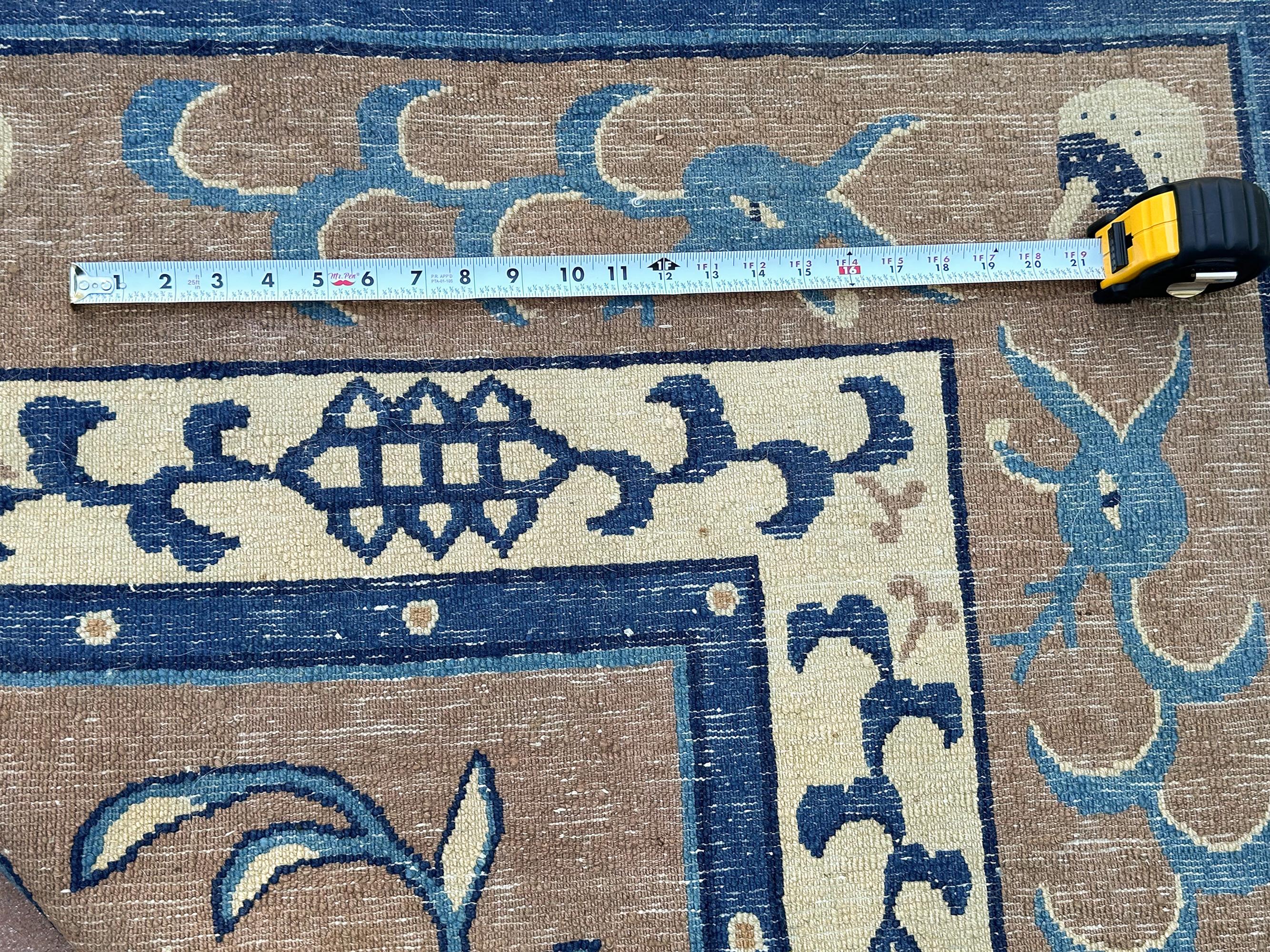 Antique Peking 5Paw 9x12 Dragon Chinese Rug 275cmx356cm Fine Art Deco Rug c.1870 im Angebot 1