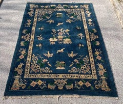 Antique Peking Beijing Carpet China