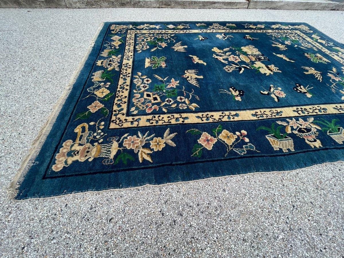 20th Century Antique Peking Beijing Carpet China For Sale