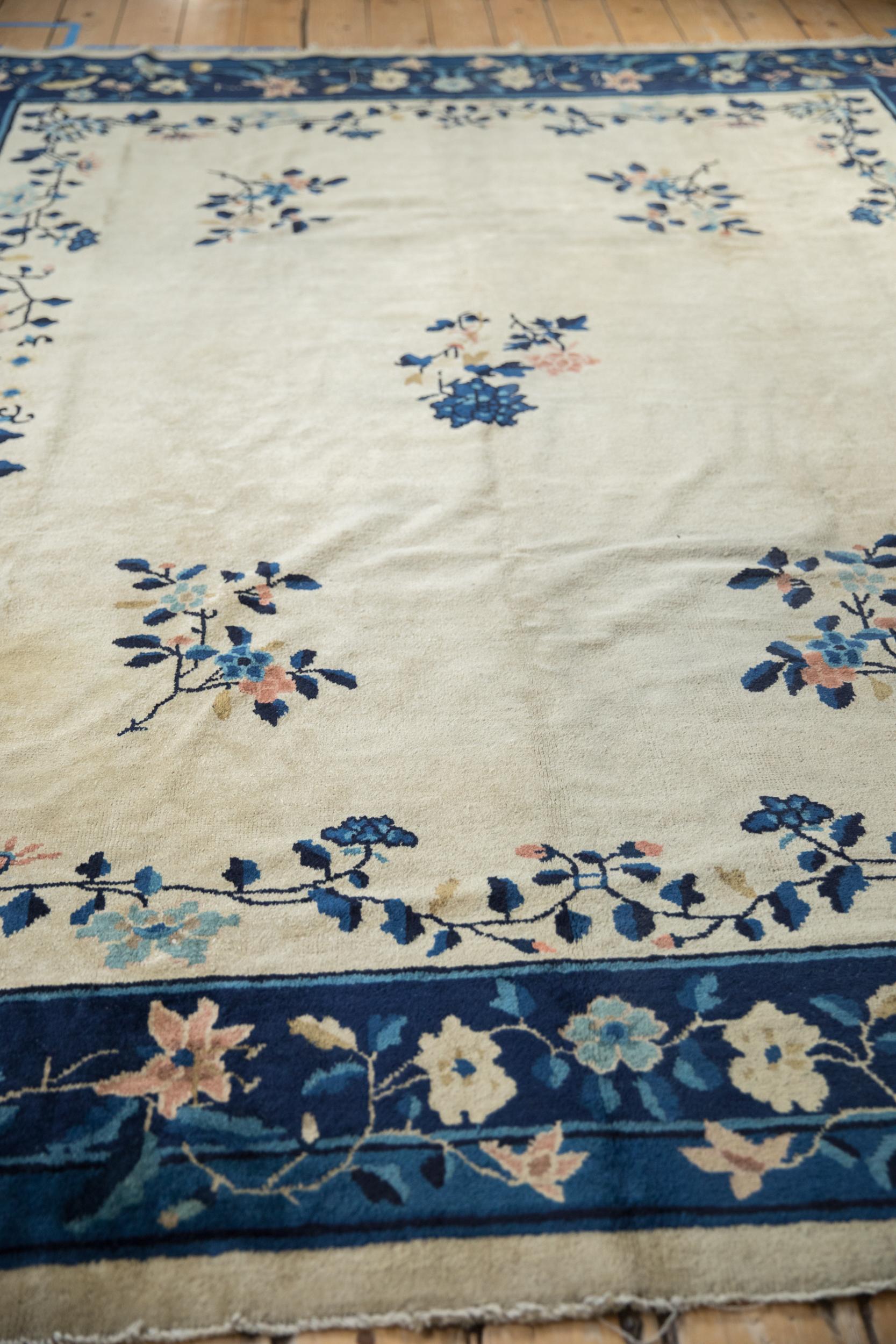 Alfombra antigua de Pekín Lana en venta