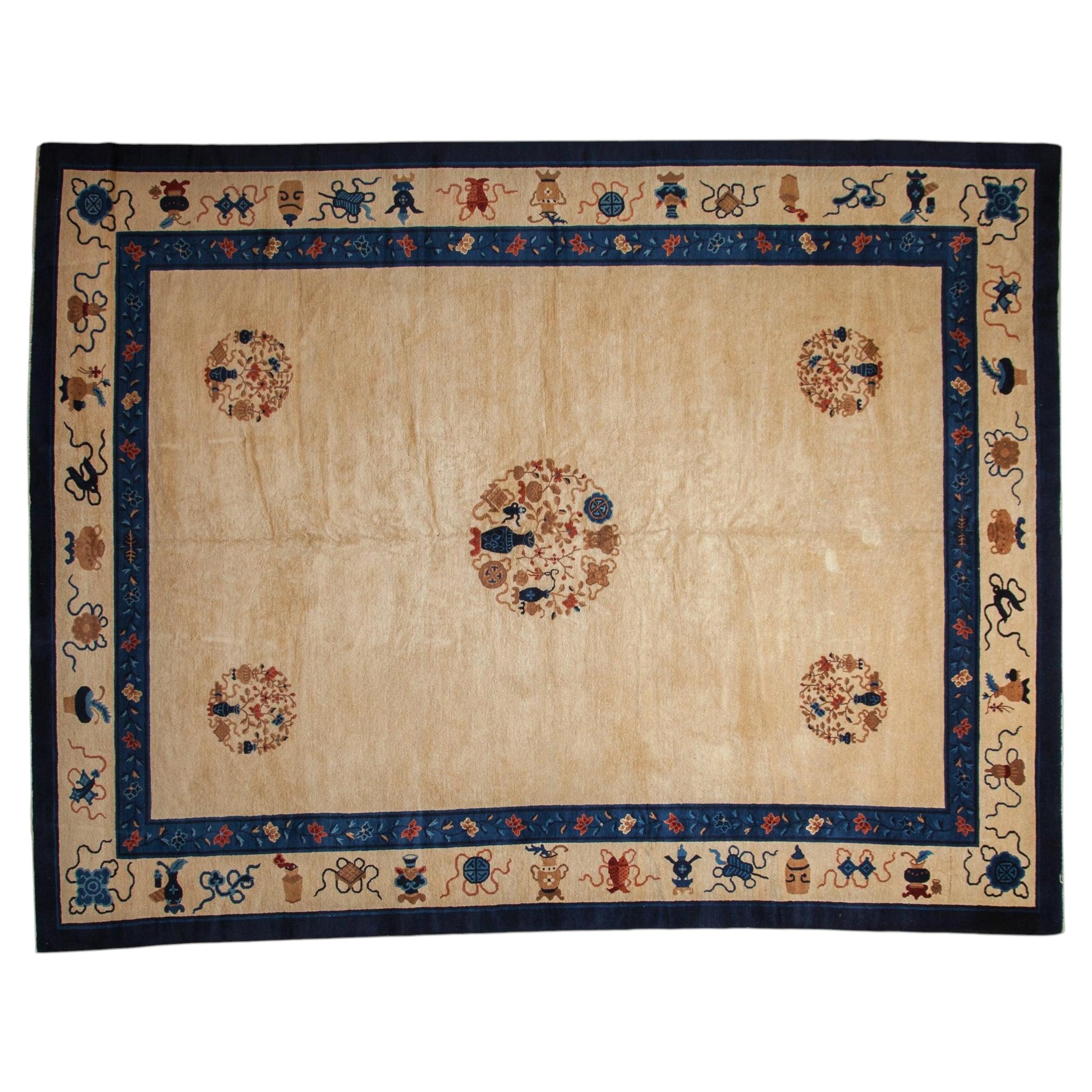 Antique Peking Carpet For Sale
