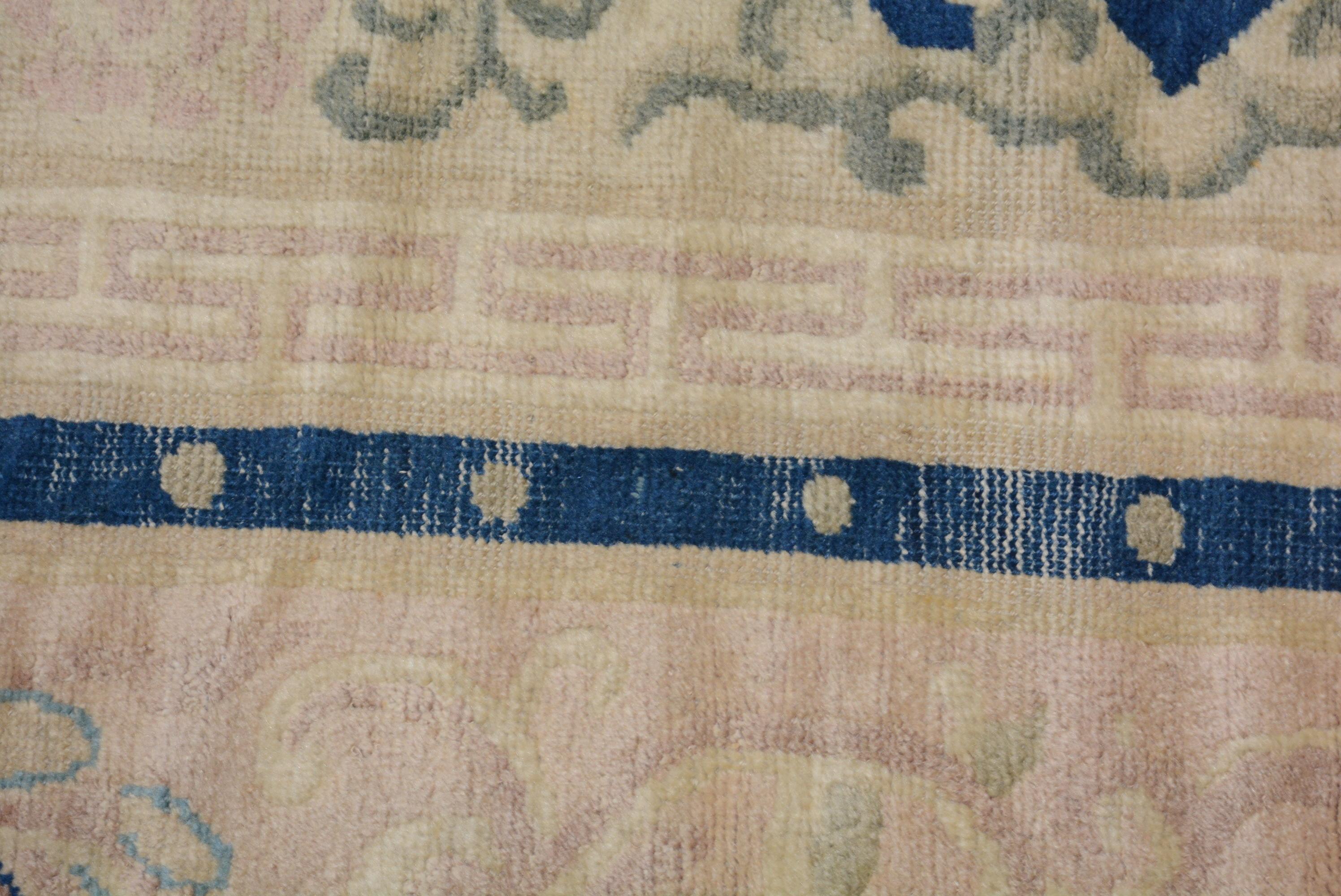 Antique Peking Chinese Carpet For Sale 3