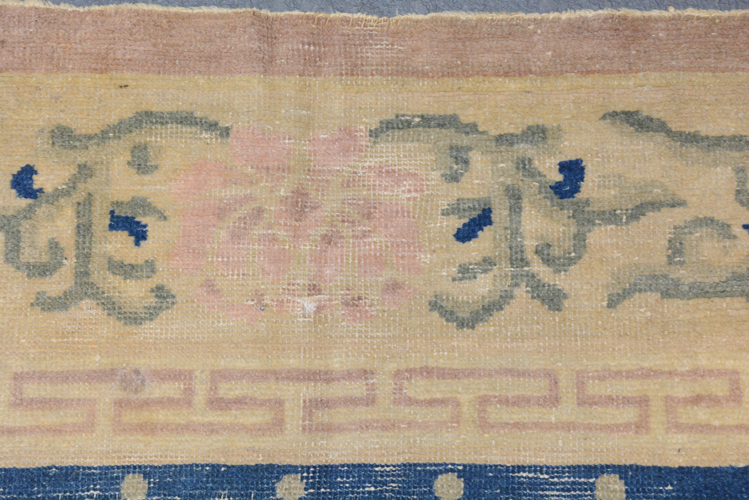Antique Peking Chinese Carpet For Sale 8